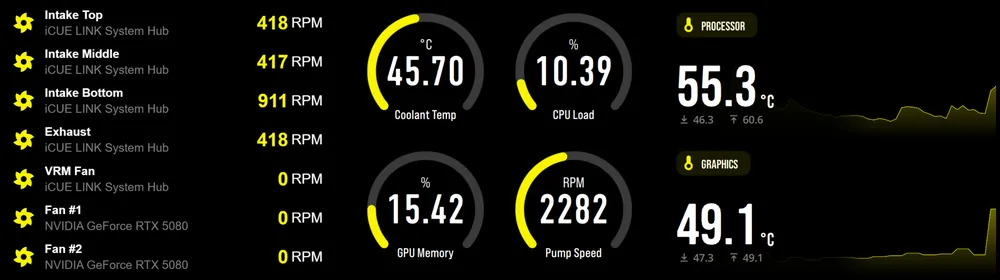 xeneon edge sensor widget